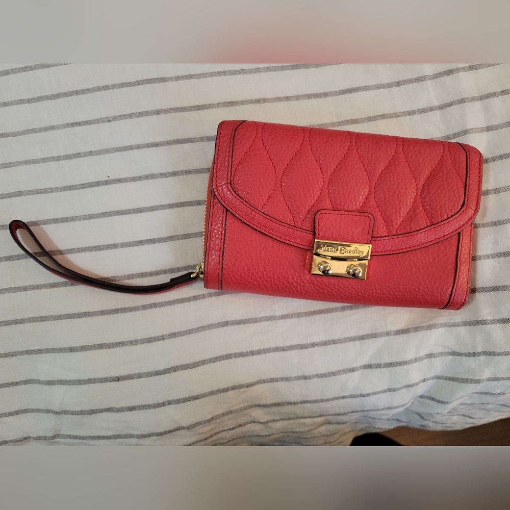 Vera Bradley Leather Wristlet